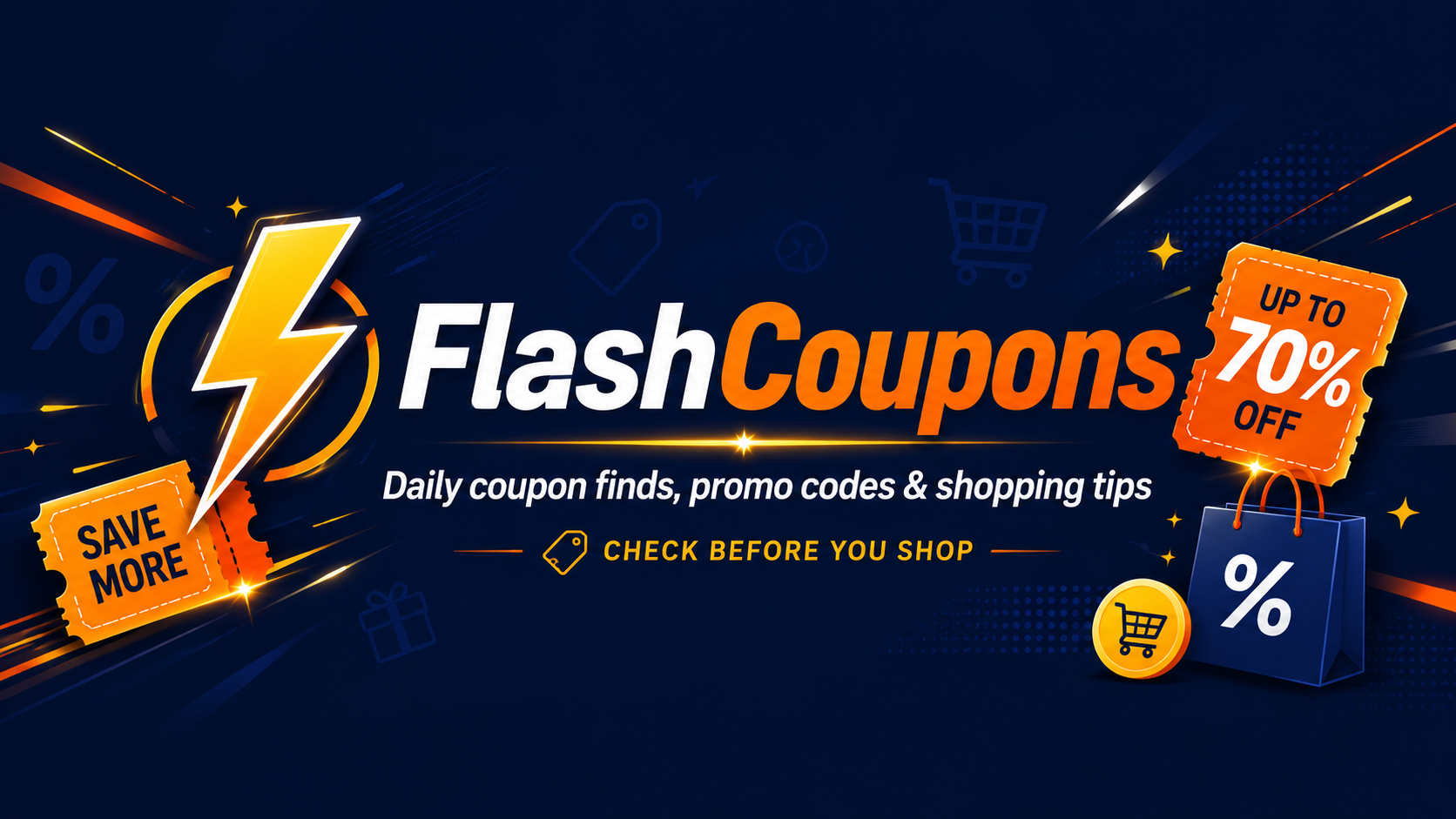 FlashCoupons – daily coupon finds and shopping deals